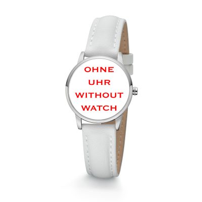 white apple fiber watch strap, leather alternative, vegan, strap stop width 16 mm